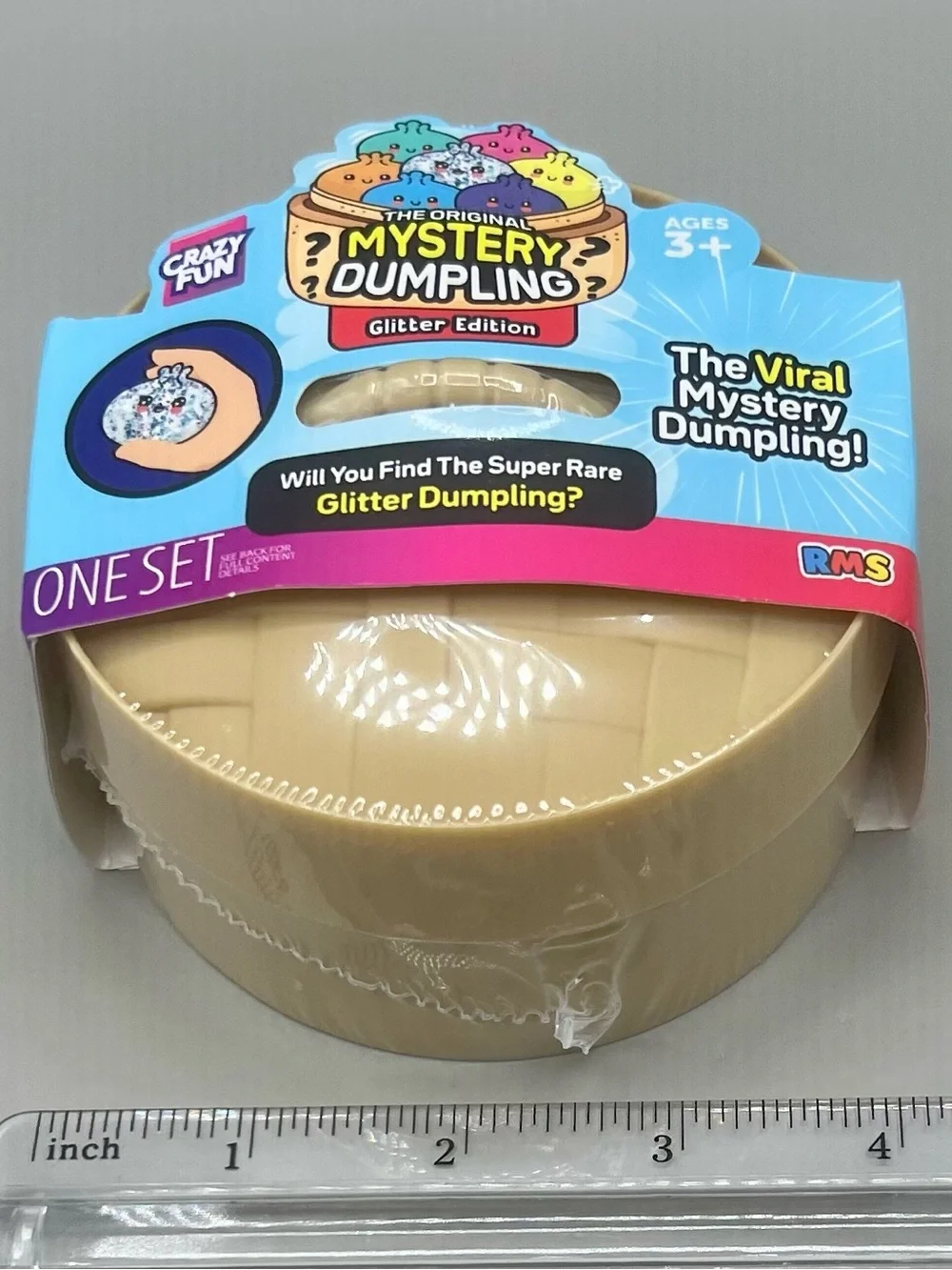 RMS Crazy Fun Original Mystery Glitter ✨Dumpling Edition ~ 4” ~ NEW & SEALED